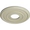 Ekena Millwork Valeriano Ceiling Medallion (Fits Canopies up to 6 1/4"), 12 1/8"OD x 3 5/8"ID x 3/4"P, Clear Yellow CM12VACYF - alternate 4